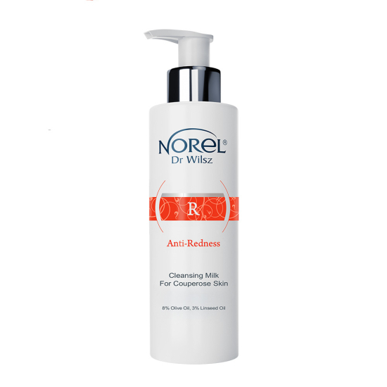 NOREL DR.WILSZ ANTI-REDNESS MLECZKO OCZYSZCZAJĄCE DO CERY NACZYNKOWEJ 200ML DM239