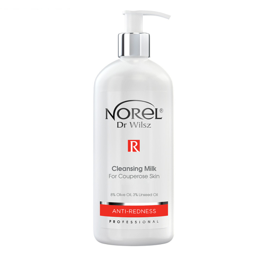 NOREL ANTI-REDNESS MLECZKO OCZYSZCZAJĄCE DO CERY NACZYNKOWEJ 500ML PM184